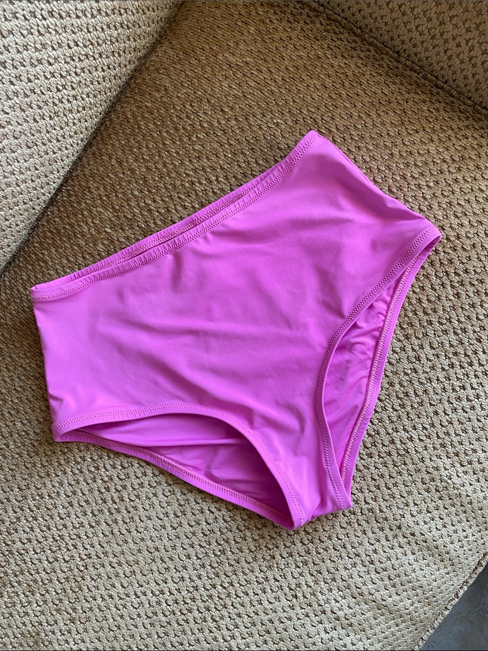 🌼 SKIMS Bright Pink High-Waist Bikini Bottom extra small